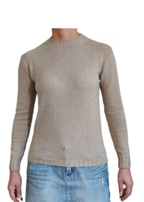 Maglia Donna Girocollo in Cashmere Rigenerato-6