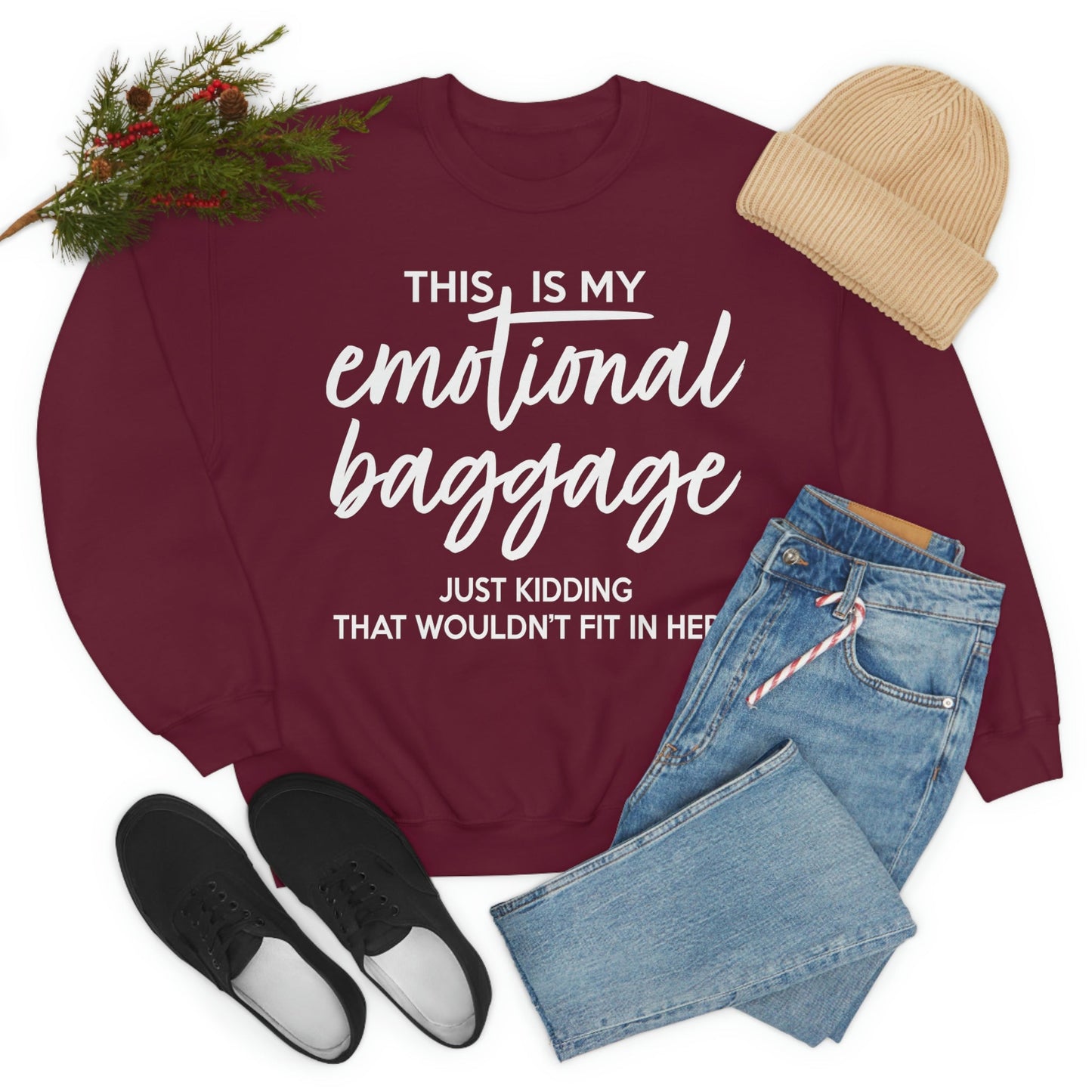 This Is My Emotional Baggage Sweat Shirt-4