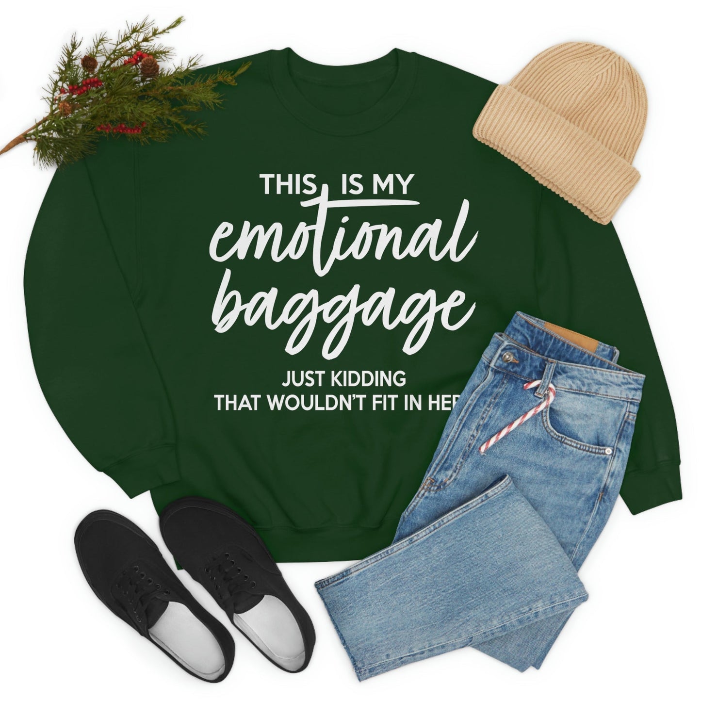 This Is My Emotional Baggage Sweat Shirt-5