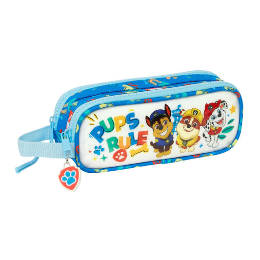Double Carry-all The Paw Patrol Pups rule Blue 21 x 8 x 6 cm-0
