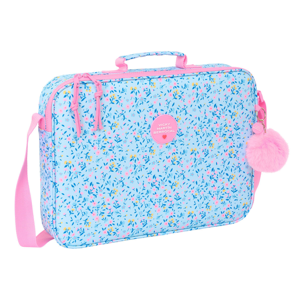 School Satchel Vicky Martín Berrocal Paraíso Pink Light Blue 38 x 28 x 6 cm-1