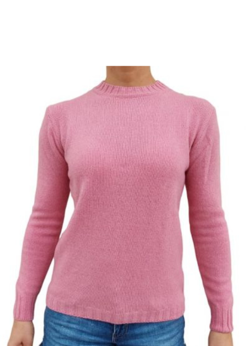 Maglia Donna Girocollo in Cashmere Rigenerato-14
