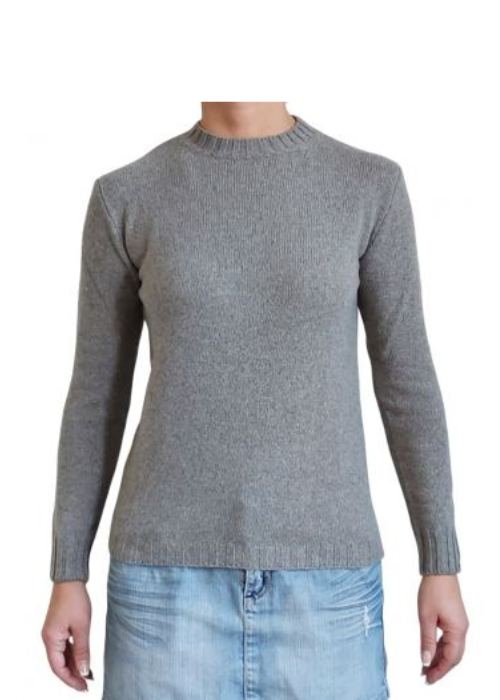 Maglia Donna Girocollo in Cashmere Rigenerato-11