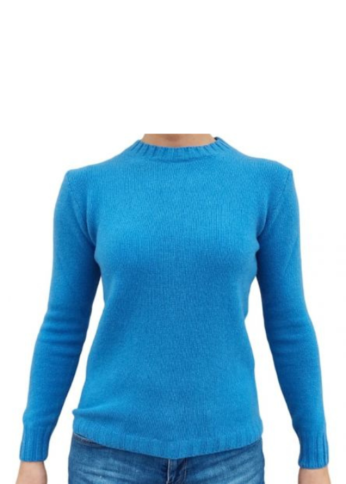 Maglia Donna Girocollo in Cashmere Rigenerato-5
