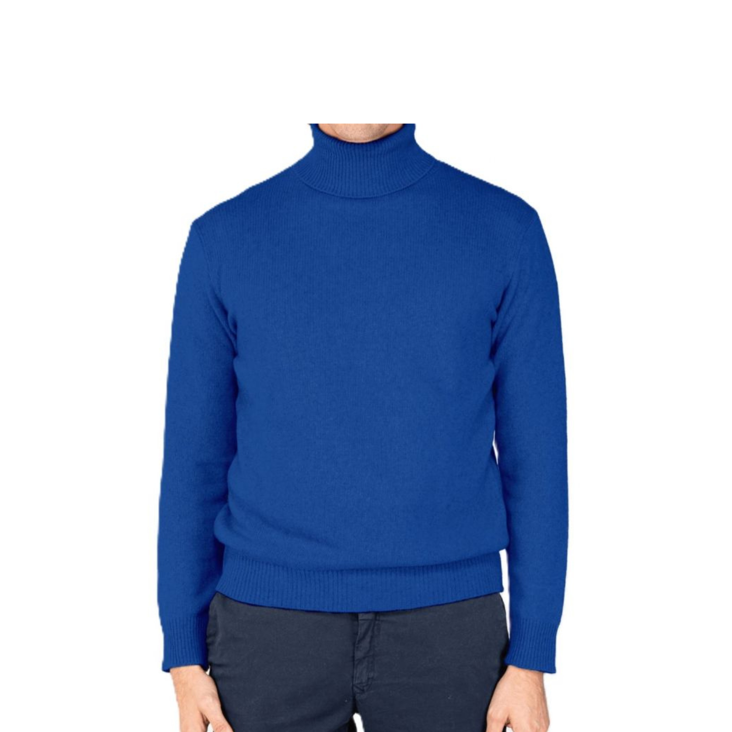 Maglia Uomo Collo Alto Cashmere Rigenerato Finezza 7-6