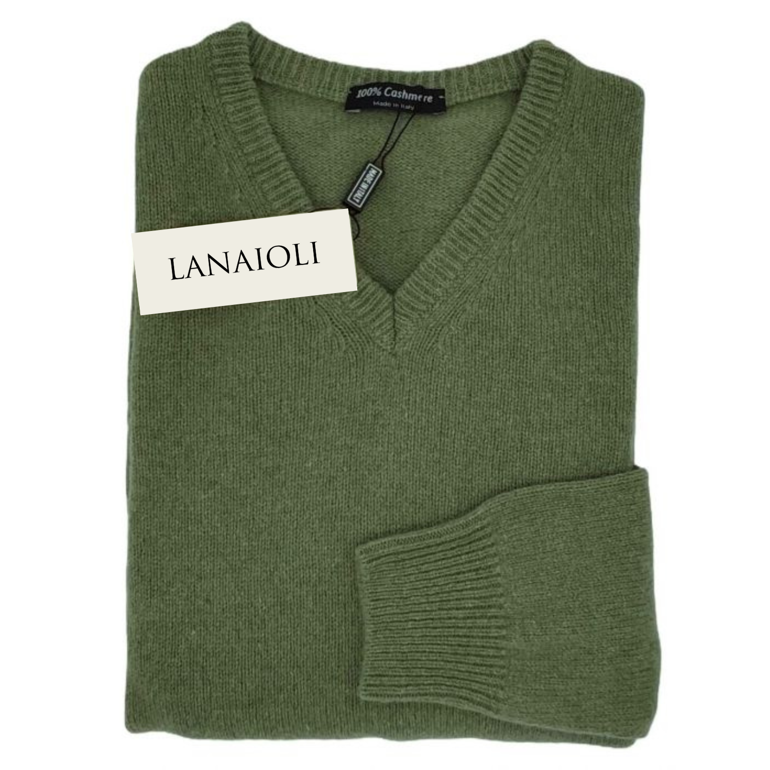 Maglia Uomo Scollo a V in Cashmere Rigenerato Finezza 7-2