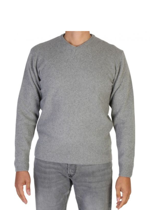 Maglia Uomo Scollo a V in Cashmere Rigenerato Finezza 7-6