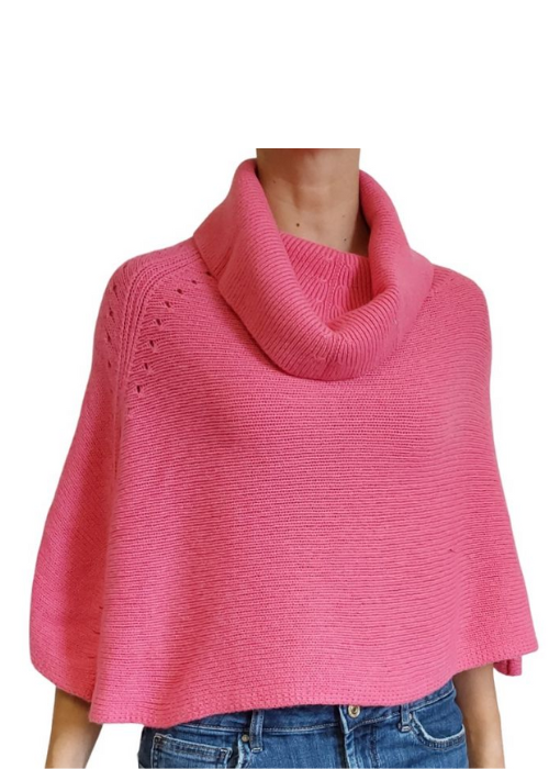 Mantella Donna Collo Alto Cashmere Rigenerato-1