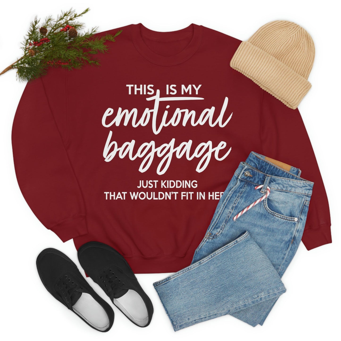 This Is My Emotional Baggage Sweat Shirt-2