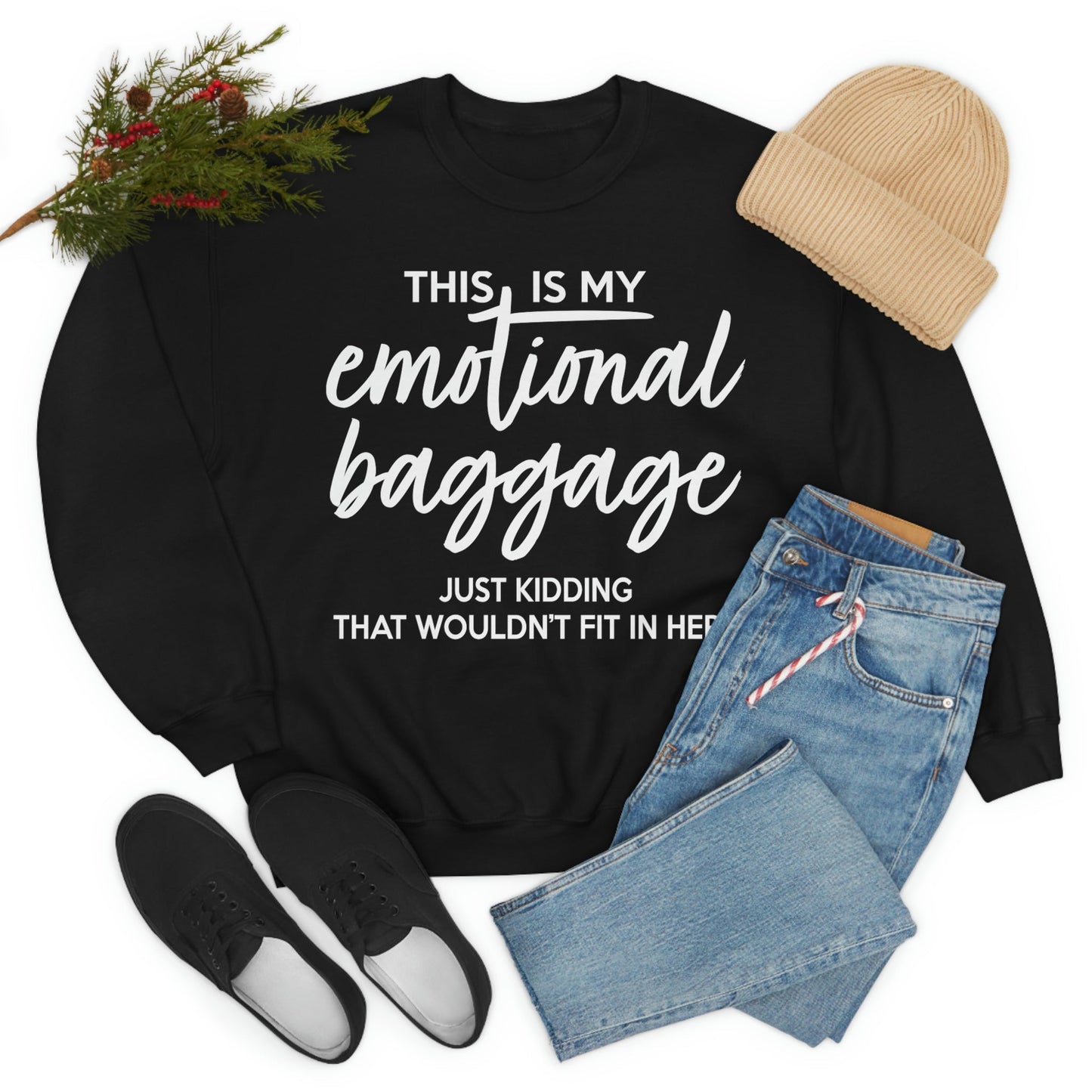 This Is My Emotional Baggage Sweat Shirt-3