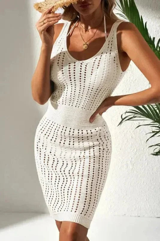 Beach Breeze Crochet Dress-3