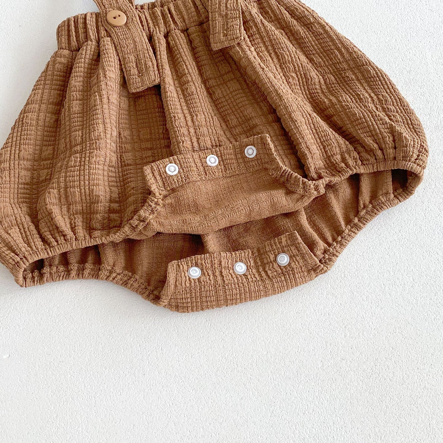 Autumn Arrival Baby Kids Girls Flowers Pattern Long Sleeves Top and Brown Overalls Strap Onesies Casual Outfits Clothing Set-2