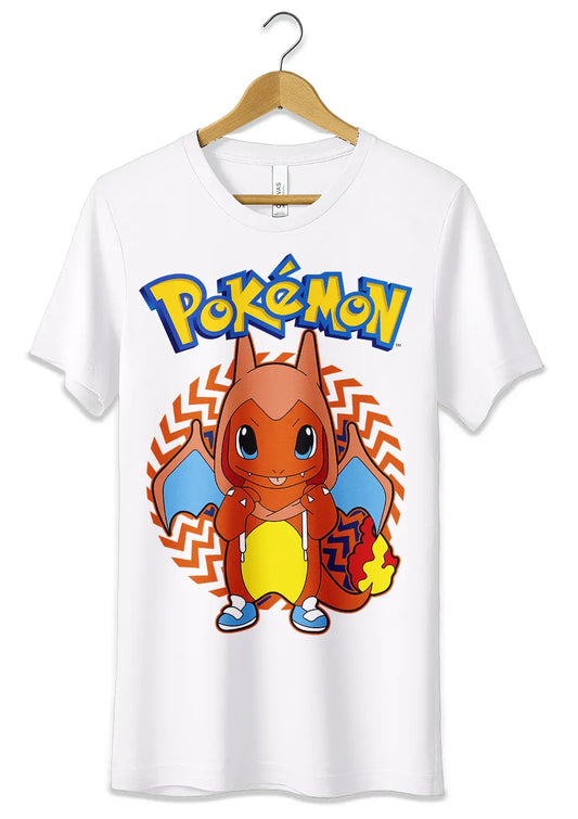 T-Shirt Maglietta Charizard Pokémon Anime-0